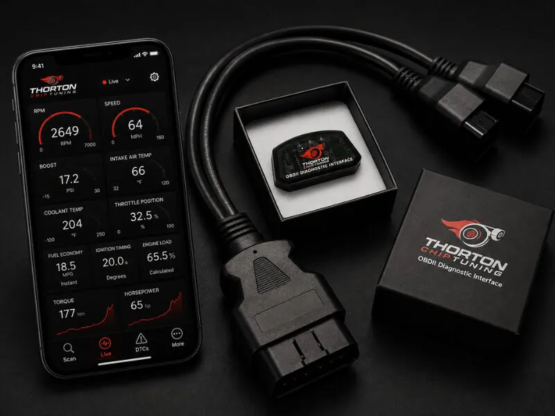 Thorton OBD-II diagnostic interface used on its own without a performance chip